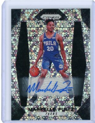 Prizm Fast Break Markelle Fultz Auto サイン 2017-18 Panini Prizm Fastbreak Basketball Rookie Autograph #1