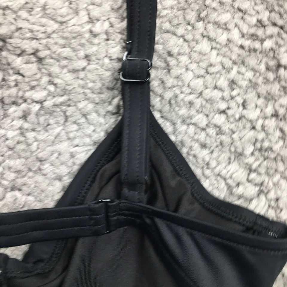 Top de bikini de natación Venus para mujer talla 34D negro elástico correa ajustable nuevo sin etiquetas Foto 4 de 4