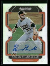 2022 Panini Prizm Draft Picks #PDP208 Roman Phansalkar Base Autographs Silver