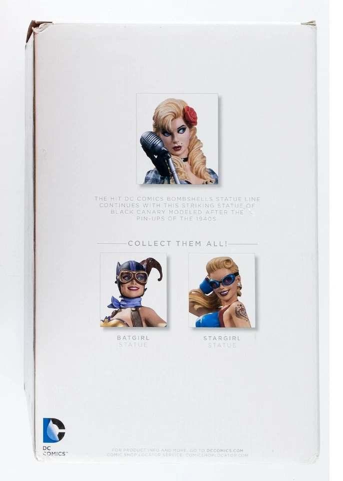 1ª Edición Bombshells ESTATUA CANARIA NEGRA Escuadrón Suicida JOKER (DC Comics 2016) Foto 3 de 4