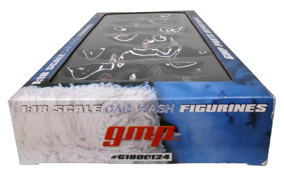 Vintage 2005 GMP Parts Department 1:18 Scale Car Wash Figurines #G1800124 w/ Box - Image 4 of 4