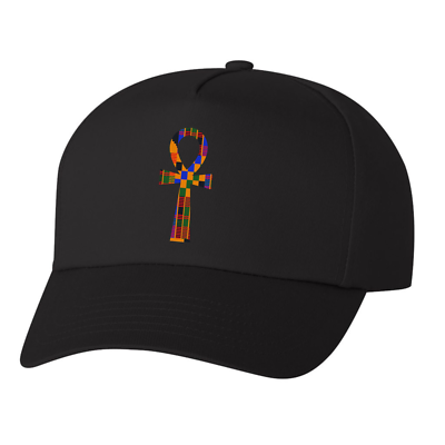 Ankh Hat, Cap, Snapback, Kente, Martin, Black Power