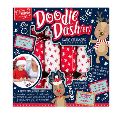 6er Pack Neuheitsspiel Weihnachtsknaller - Doodle Dasher