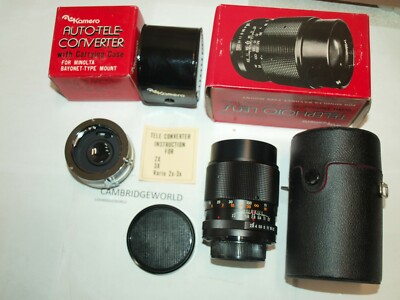Minolta 135 mm f/3,5 - Téléobjectif pour appareils photo à monture MD