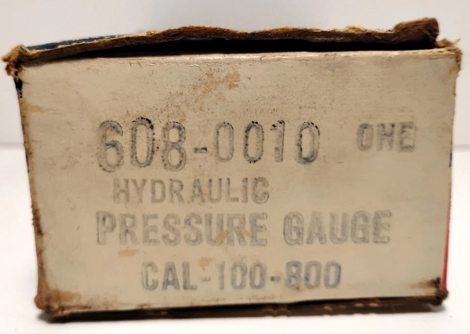 Schrader Bellows 608-0010 VERTI-SCALE 100-800 psig Hydraulic Pressure Gauge - Image 2 of 4