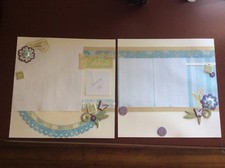 Celebrate CTMH Embellished 2-page 12" X 12" Scrapbook Layout