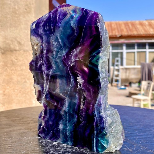 1.9LB NATURAL Green Cubic FLUORITE Crystal Cluster Mineral Specimen - 第 4/14 張圖片