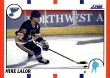 1990-91 Score Canadian #67 Mike Lalor