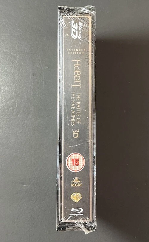 The Hobbit The Battle Of The Five Armies [ Extended STEELBOOK ] (Blu-ray 3D) NEW - Image 3 of 4