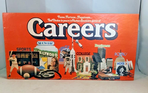 Carreers 1979 Parker Brothers Game of CAREERS Board Game New Open Box Vintage