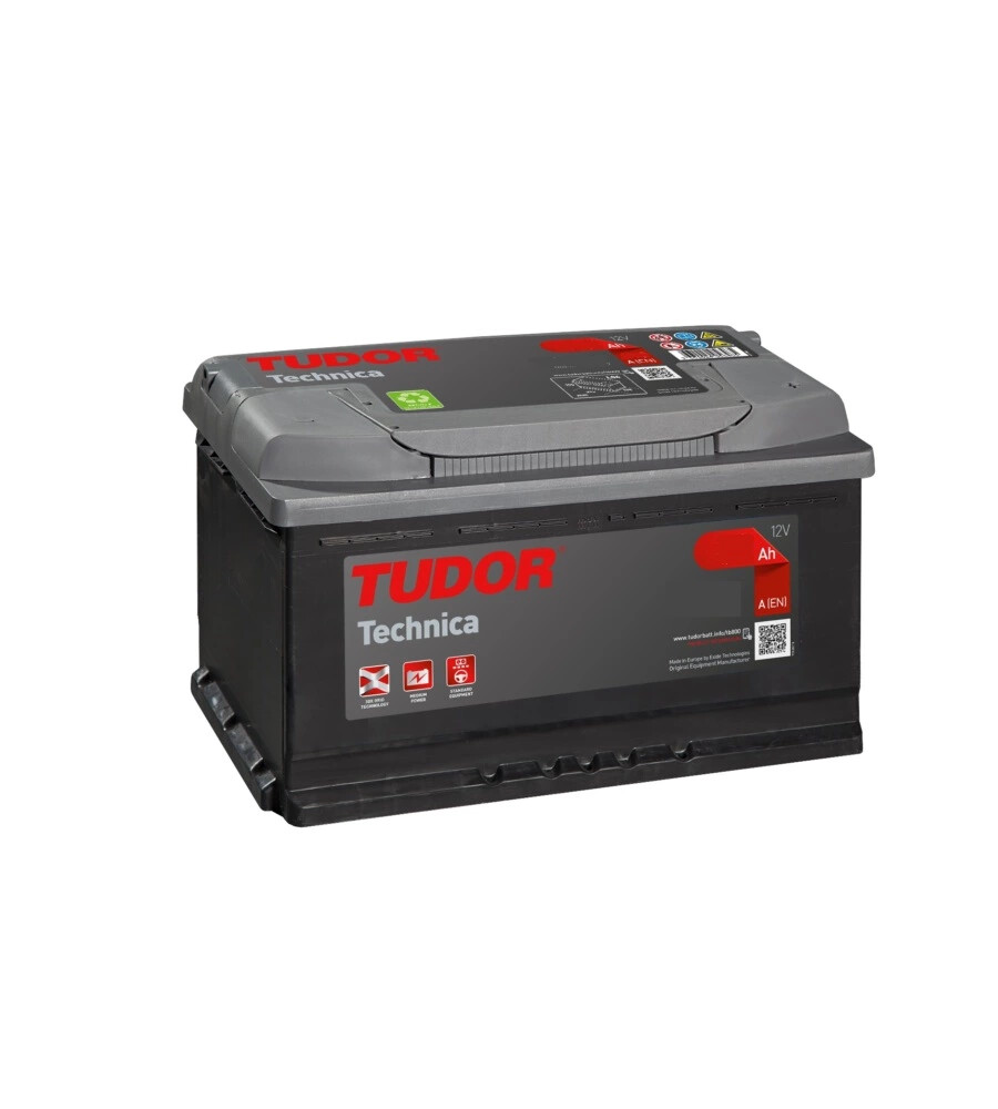 BATTERIA TUDOR TB621 TECHNICA 12V 62AH SX SPUNTO 540 - L242 x H190 x P175.