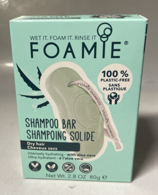 Foamie Aloe You Vera Much Shampoo Bar Formulated Dry Hair Intensely  Hydrating | eBay