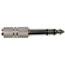 Axis FR1401 Stereo 3.5mm Female to 1/4 Inch 6.35mm Male Headphone Adapter Gold