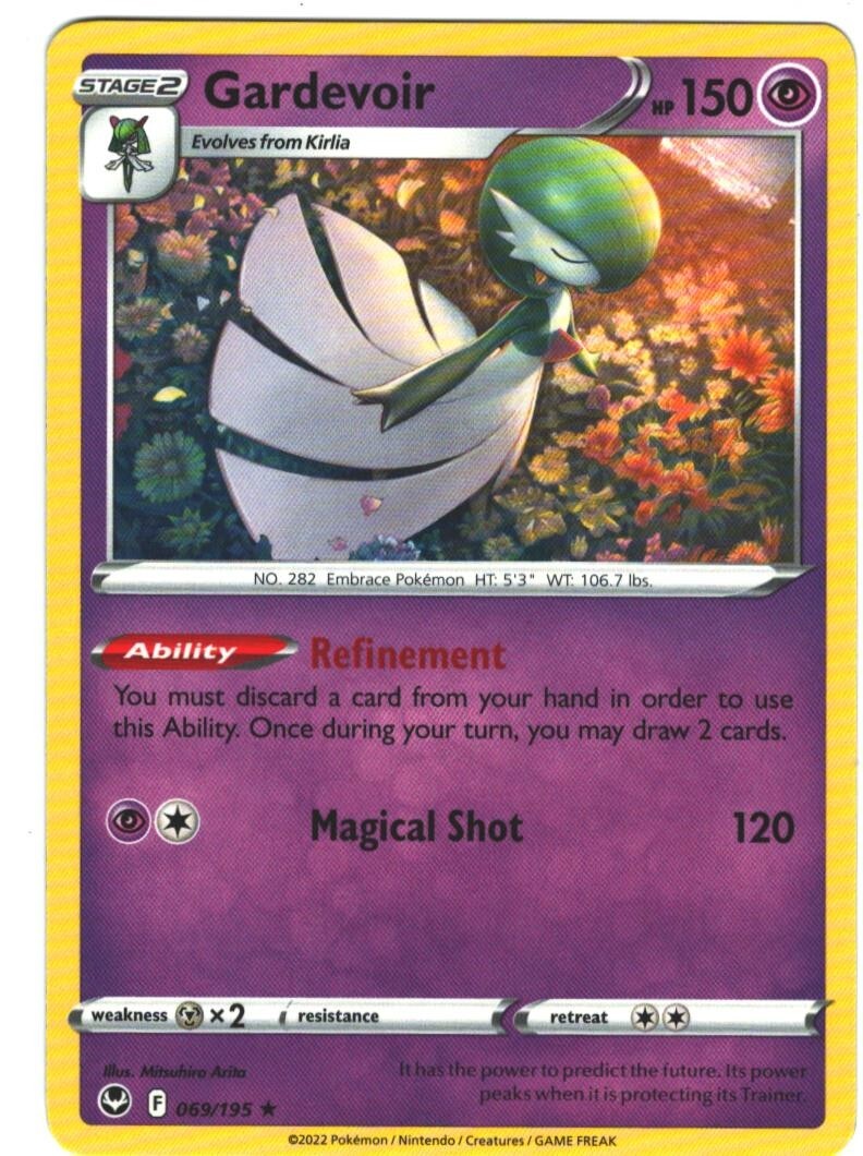 Gardevoir 69/195 Silver Tempest Regular Rare Pokémon TCG