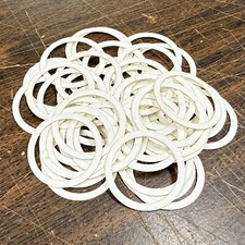50 Wurlitzer .020" Blotter Paper Valve Plate Gaskets/Rings 1-1/4  OD, 1" ID