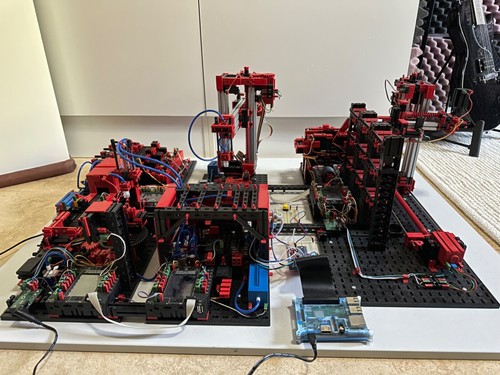 Robotic Simulation Platform: Industrial Training Factory