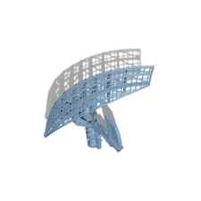 1/350 Model U.S Navy SPS-6 Aerial And Sea Surface Search Radar Antenna 1951-1955
