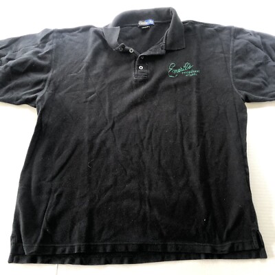 Emeril s Restaurant Orlando Florida Black Polo Shirt Men s XL A2498