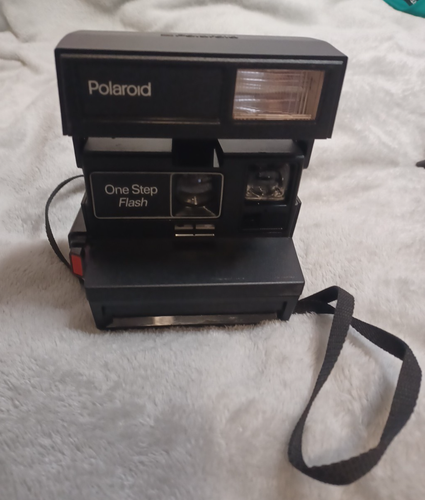 Vintage Polaroid One Step Blitzkamera 600 Film getestet & funktionsfähig
