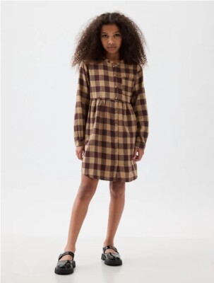 chinese dress ladies Maine Stretch Flannel Shirtdress main image 0