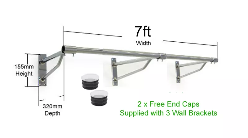 7ft outlet clothes rail