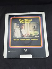 THE SILENT PARTNER CED Capacitance Electronic Video Disc Elliott Gould UNTESTED