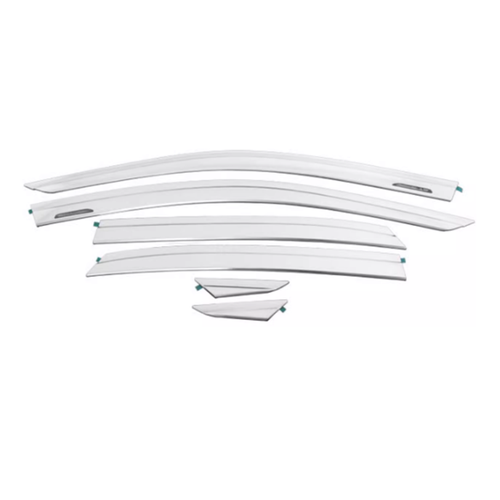 For Lexus NX 2022-2024 Silver Window Wind Visors Rain Guard Vent Deflectors - Picture 2 of 5