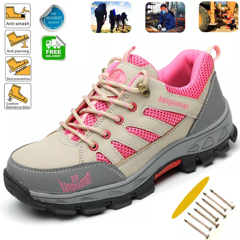Feminine steel toe clearance shoes