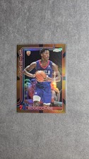 2025-26 Topps Chrome VJ Edgecombe RC Basketball Refractor Rookie #253 76ers