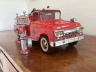 Vintage Tonka Pressed Steel Fire Truck Fire Pumper  1960 (NICE!!!)