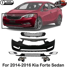 Front Bumper Cover Grille Assembly For 2014-2016 Kia Forte Sedan