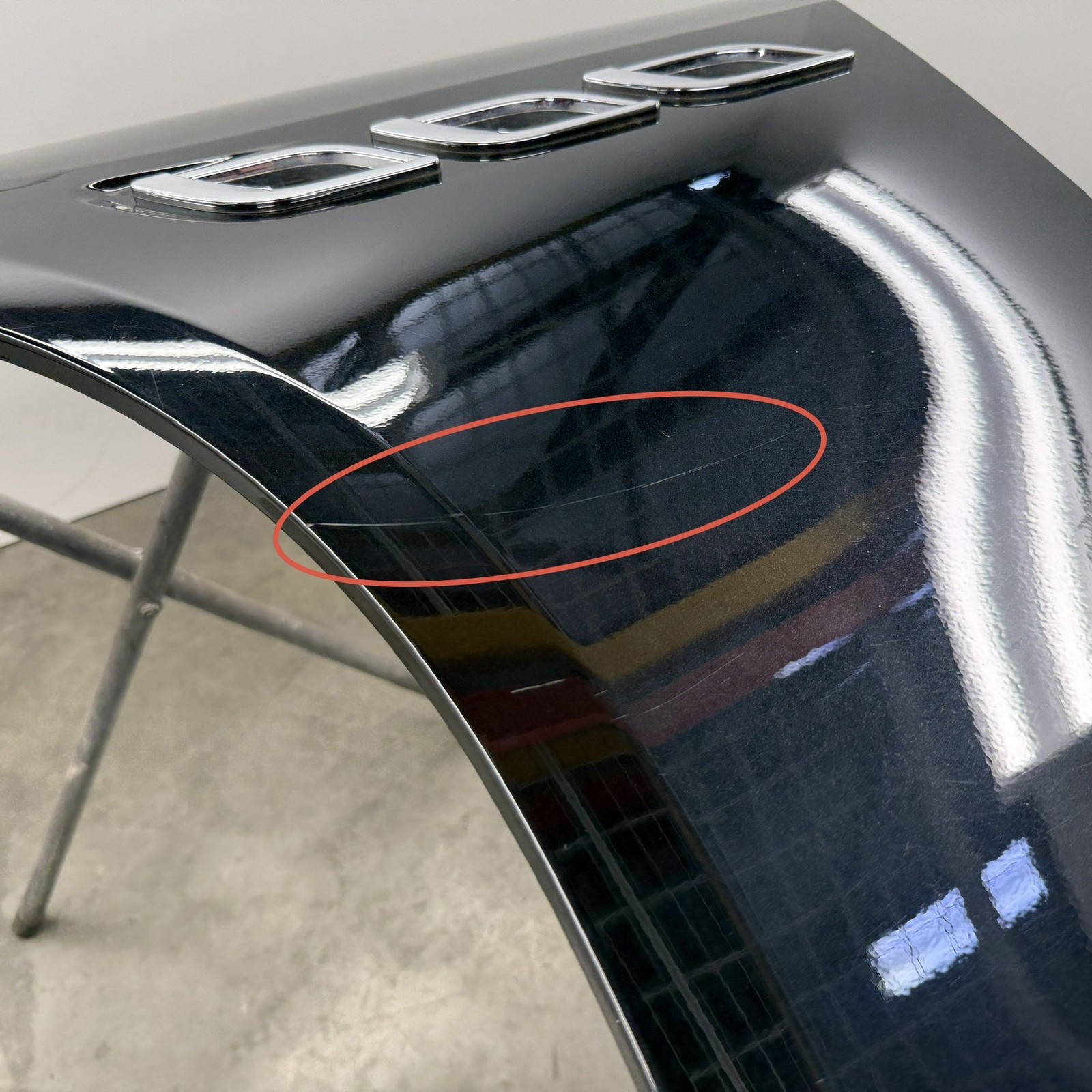 Maserati Quattroporte 2014-2024 Front Left Fender Black