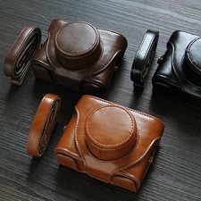 Leather Camera Bag Dock Case Base Protection Cover Shell For Fujifilm X10 X20
