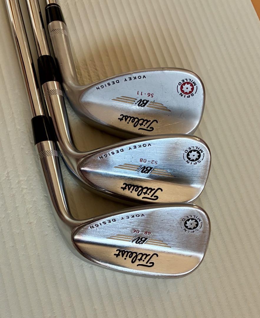 タイトリスト VOKEY DESIGN SPIN MILLED 52°＆56° タイトリスト VOKEY SPIN MILLED（ボーケイ・スピン・ミルド