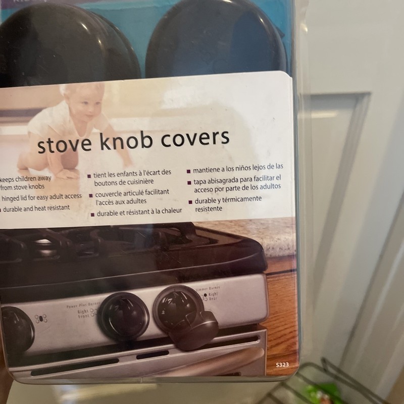 Stove Knob Safety Locks, 5 Pack Baby Proof Oven Knobs Covers