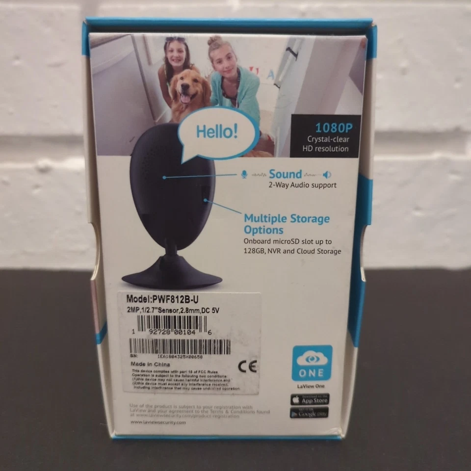 LaView  1080p HD Wifi Security Camera One Dot - PWF812B-U - Image 4 of 4