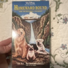 Walt Disney Homeward Bound The Incredible Journey VHS 1993 Family G NTSC