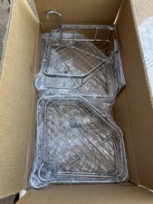 Silver Metal Chrome-Plated Tension Pole Corner Shower Caddy Rust Resistant