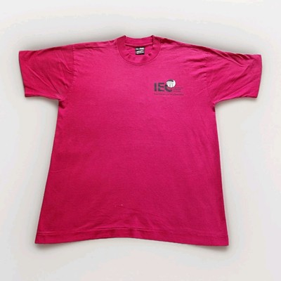Fruit of the Loom Best T-Shirt Herren Lila Einzelnaht Corporate Cup 1995 Top