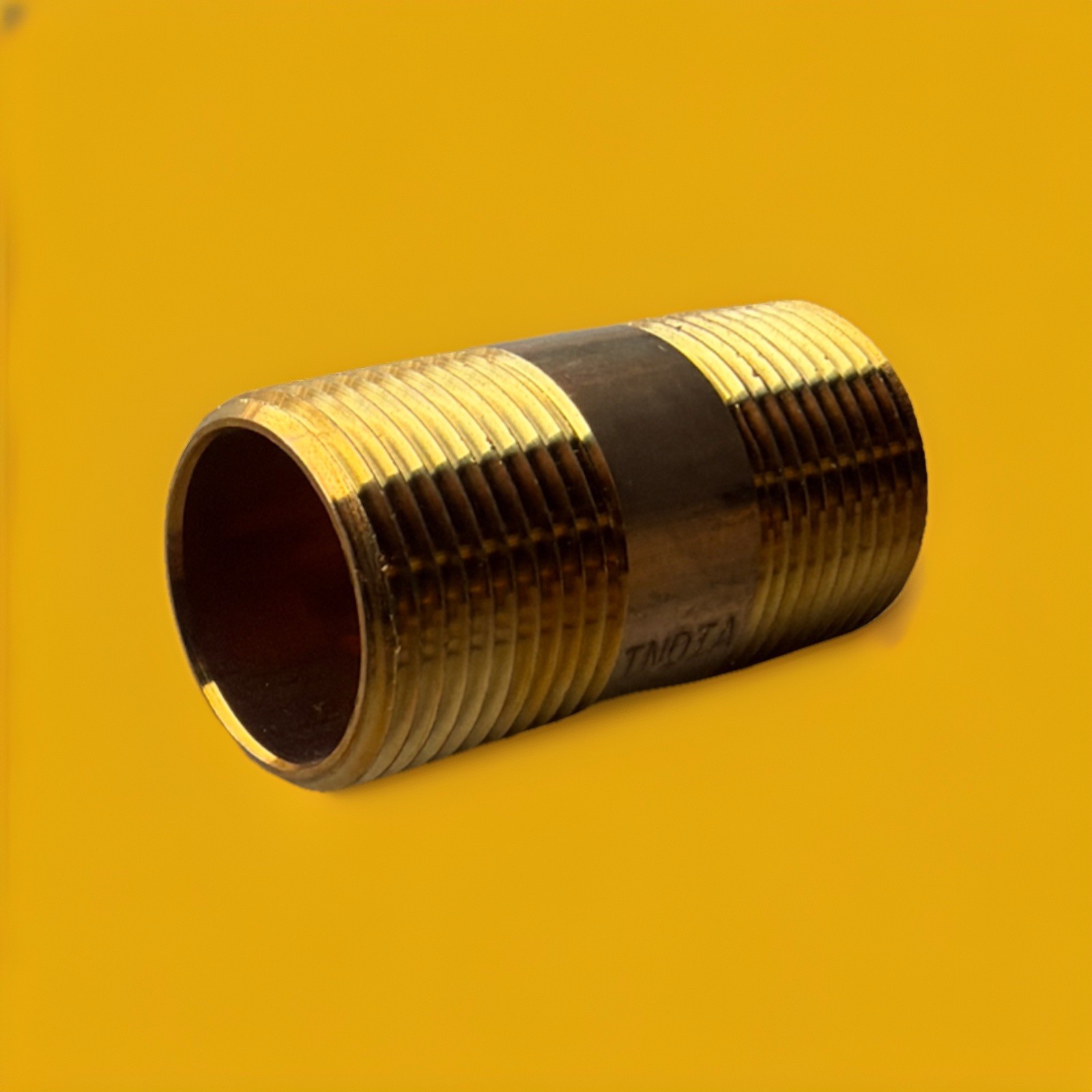 🔥 1 Unit ~ 3/4" x 2" Red Brass Pipe Nipple NPT Threaded Plumbing Fitting🔥
