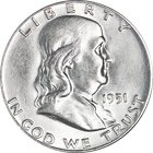 1951-P Franklin Half Dollar