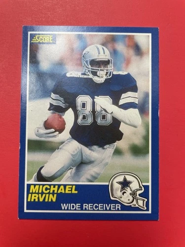 1989 Michael Irvin RC Rookie Score Dallas Cowboys
