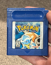 Pok mon Blue Version Nintendo Game Boy AUTHENTIC Tested, Dry Battery 
