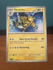 Pokémon TCG Electivire Temporal Forces 054/162 Regular Uncommon