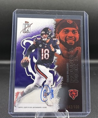 Topps 2025 Signature Class Caleb Williams Auto /100 Bears #11