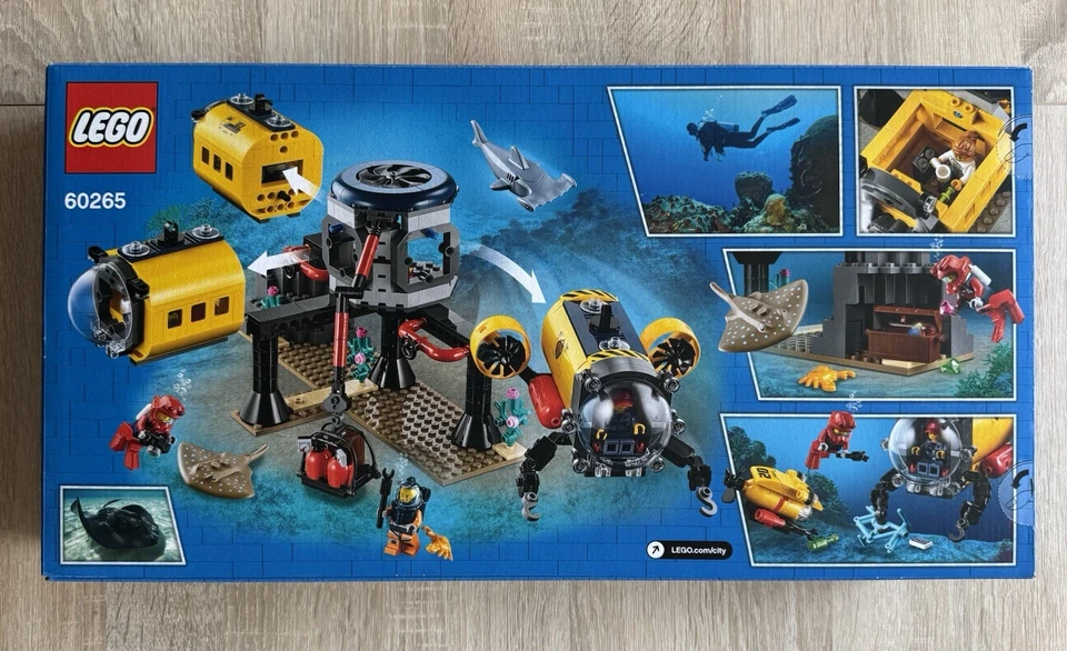 Lego City Deep Sea Explorers Ocean Exploration Base 60265 New Sealed FREE POST - Image 2 of 4