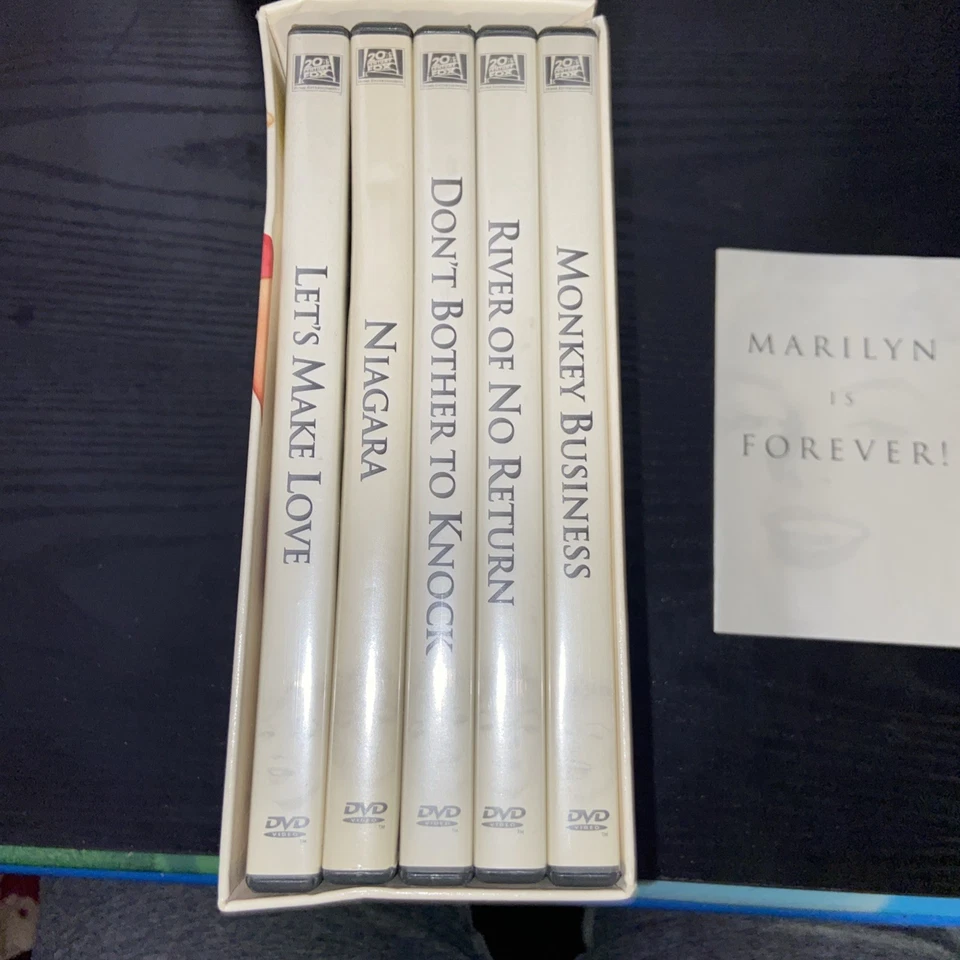 Marilyn Monroe: The Diamond Collection Boxed Set Volume 2 (DVD, 2005, 5-Disc - Imagem 2 de 2