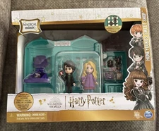 Magical Minis Harry Potter HONEYDUKES Sweet Shop Playset w LUNA Lovegood NEVILLE