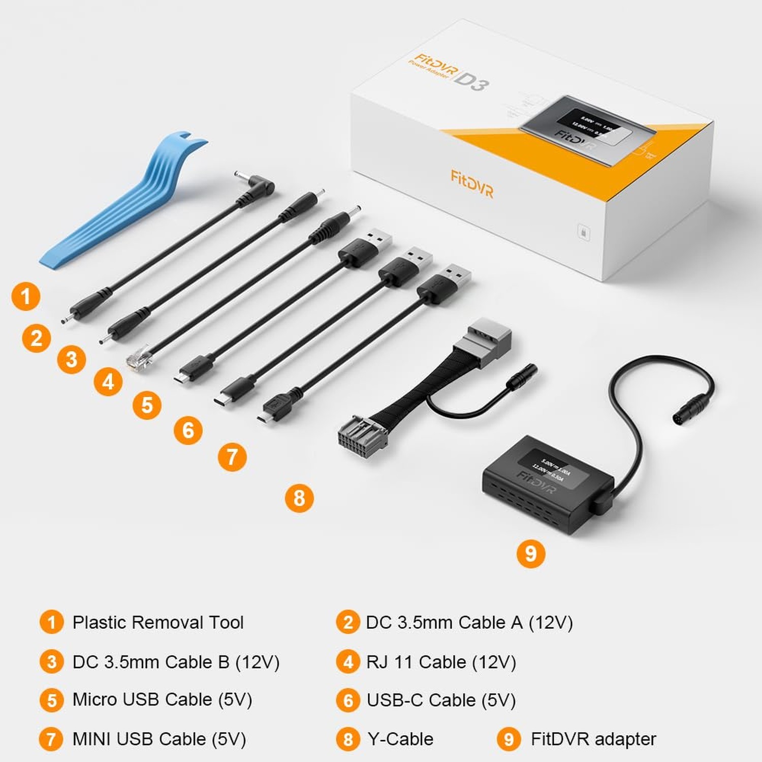 Dash Camera Power Adapter (16-Pin) for Buick, Cadillac, Chervolet, GMC with A...