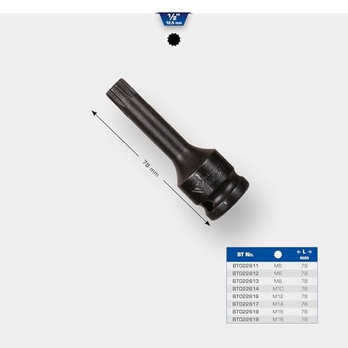 1/2 Zoll Xzn Kraft-Bit-Stecknuss BT022619 Von Brilliant Tools, M18,-image
